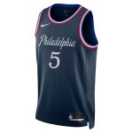 Maillot NBA Philadelphia 76ers Quentin Grimes Nike 2025-26 City Edition Navy Swingman - Homme